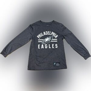 Ultra Game NFL Philadelphia Eagles Kids Long Sleeve Tee – Size 10/12